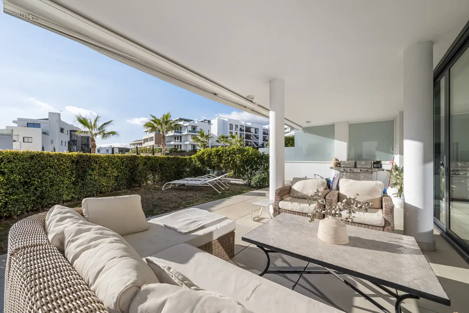 Terrassa de Planta baixa en venda en Fuengirola amb Aire condicionat, Jardí privat i Terrassa