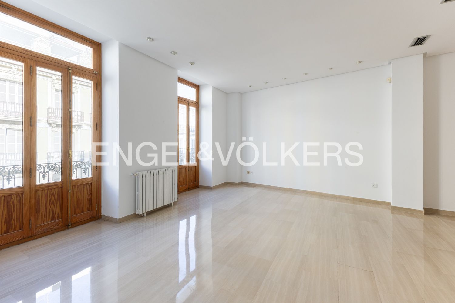 Sala d'estar de Pis de lloguer en  Valencia Capital amb Aire condicionat, Calefacció i Balcó