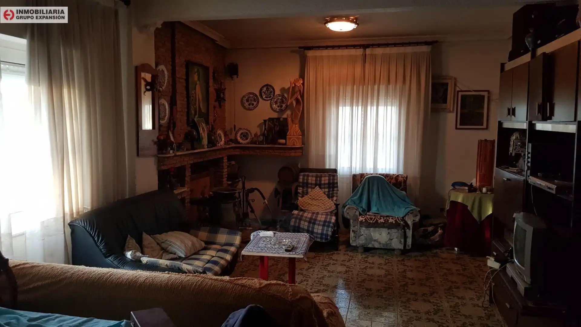 Sala d'estar de Casa o xalet en venda en Aspe amb Jardí privat, Terrassa i Traster