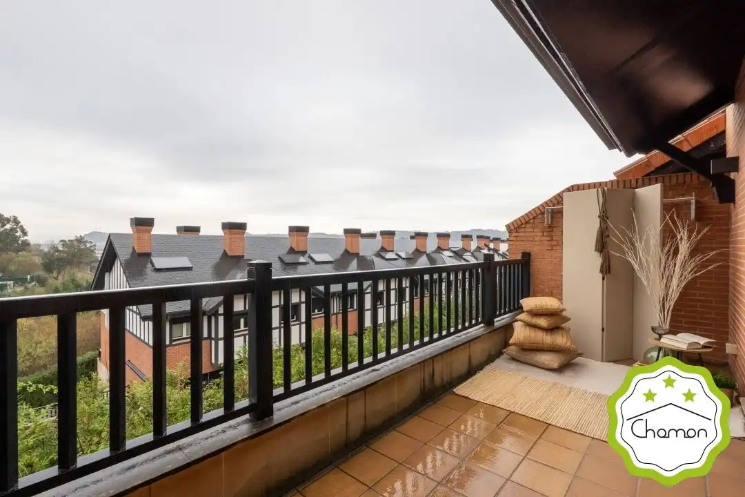 Terraza de Casa adosada en venta en Bilbao  con Calefacción, Jardín privado y Terraza
