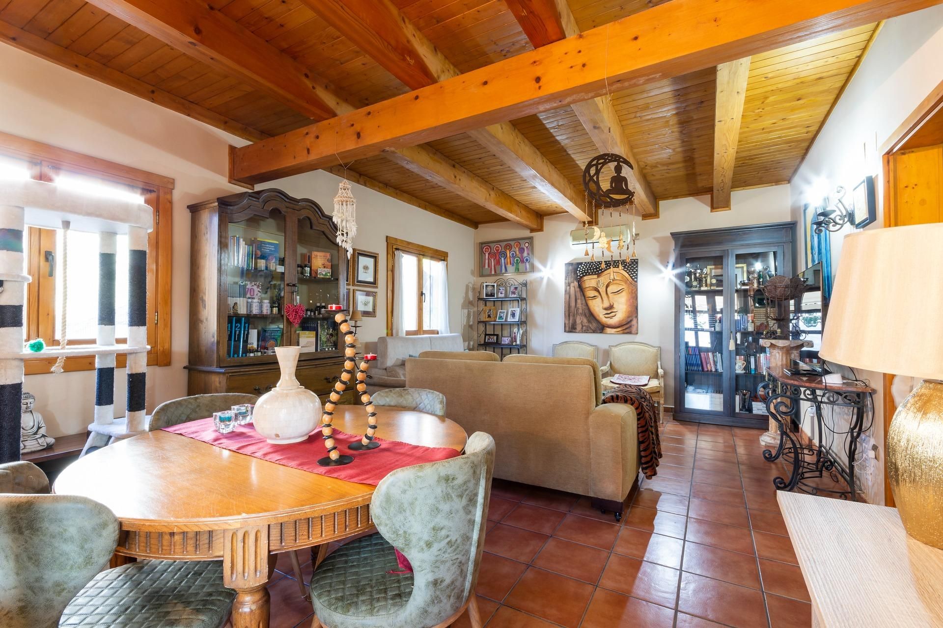 Living room of House or chalet for sale in Real de Gandia  with Air Conditioner, Heating and Private garden