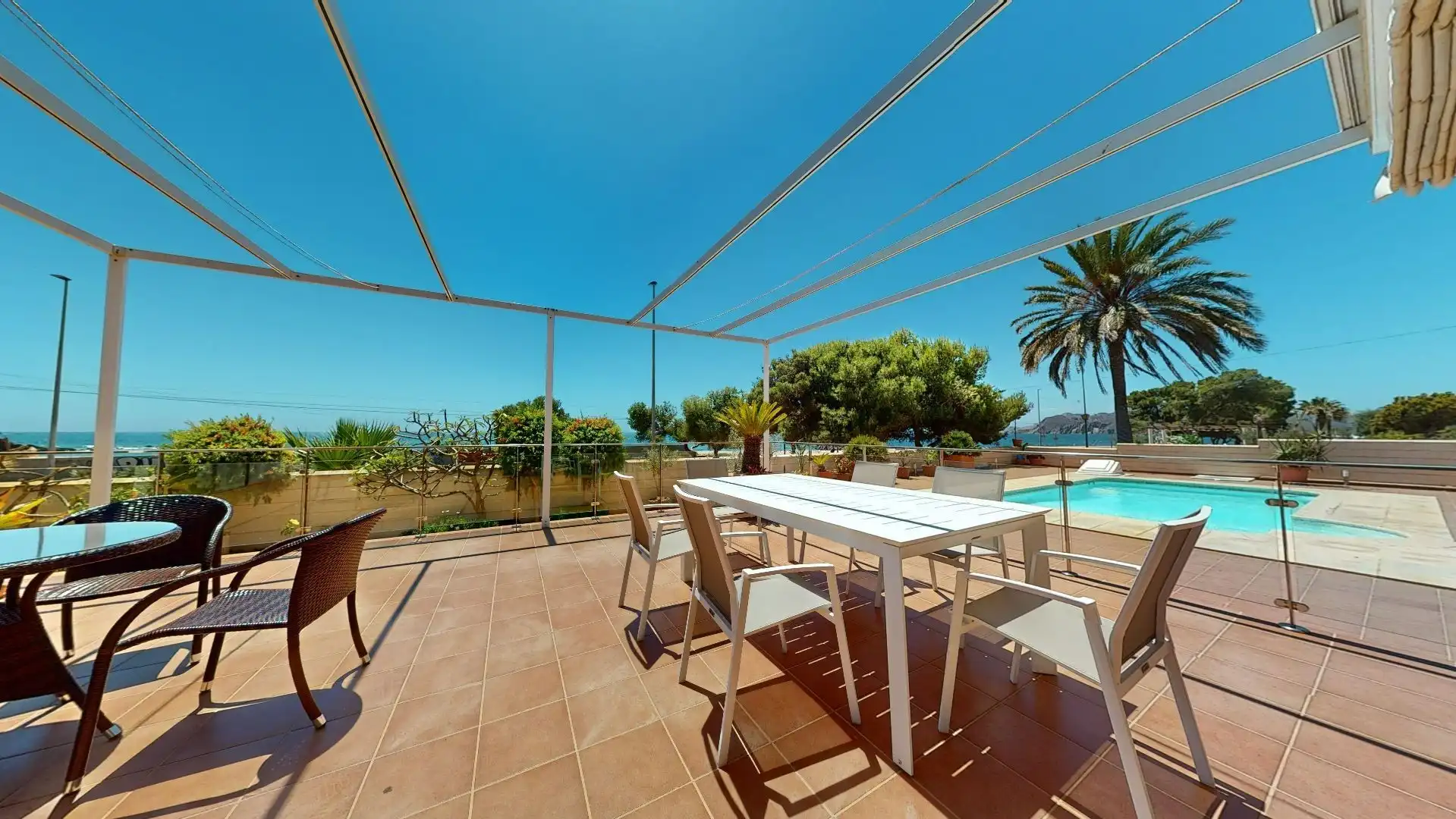 Terrassa de Casa o xalet en venda en Águilas amb Aire condicionat, Jardí privat i Terrassa