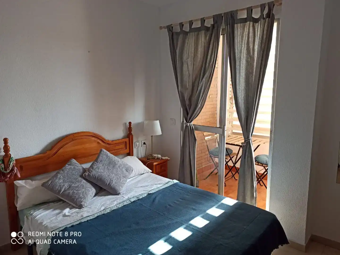 Dormitori de Apartament de lloguer en Sevilla amb Aire condicionat, Jardí privat i Moblat