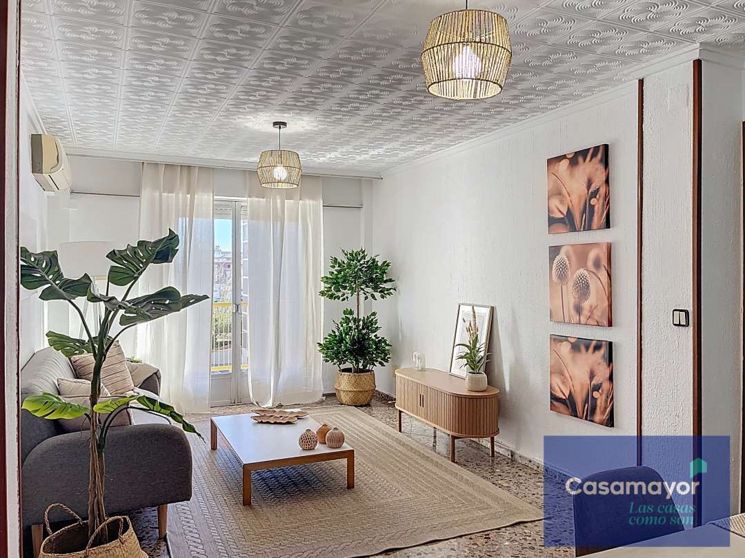 Living room of Flat for sale in Alicante / Alacant  with Air Conditioner, Heating and Balcony