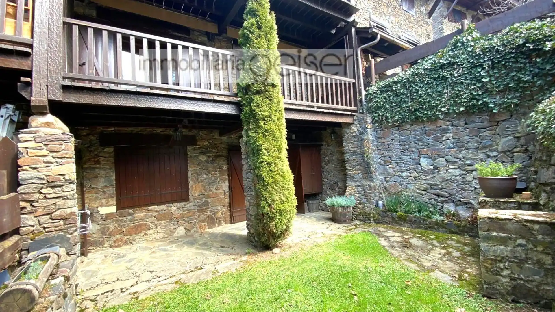 Jardín de Casa adosada de alquiler en Ordino con Calefacción, Jardín privado y Parquet
