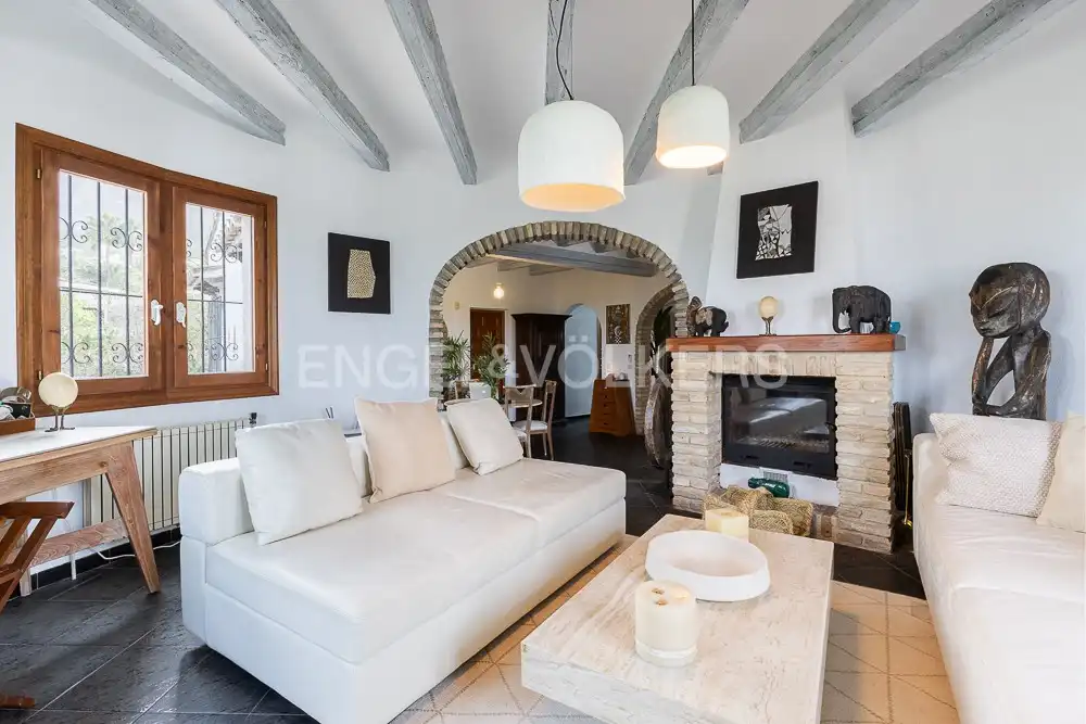 Living room of Houses for sale in Dénia  with Air Conditioner, Heating and Private garden