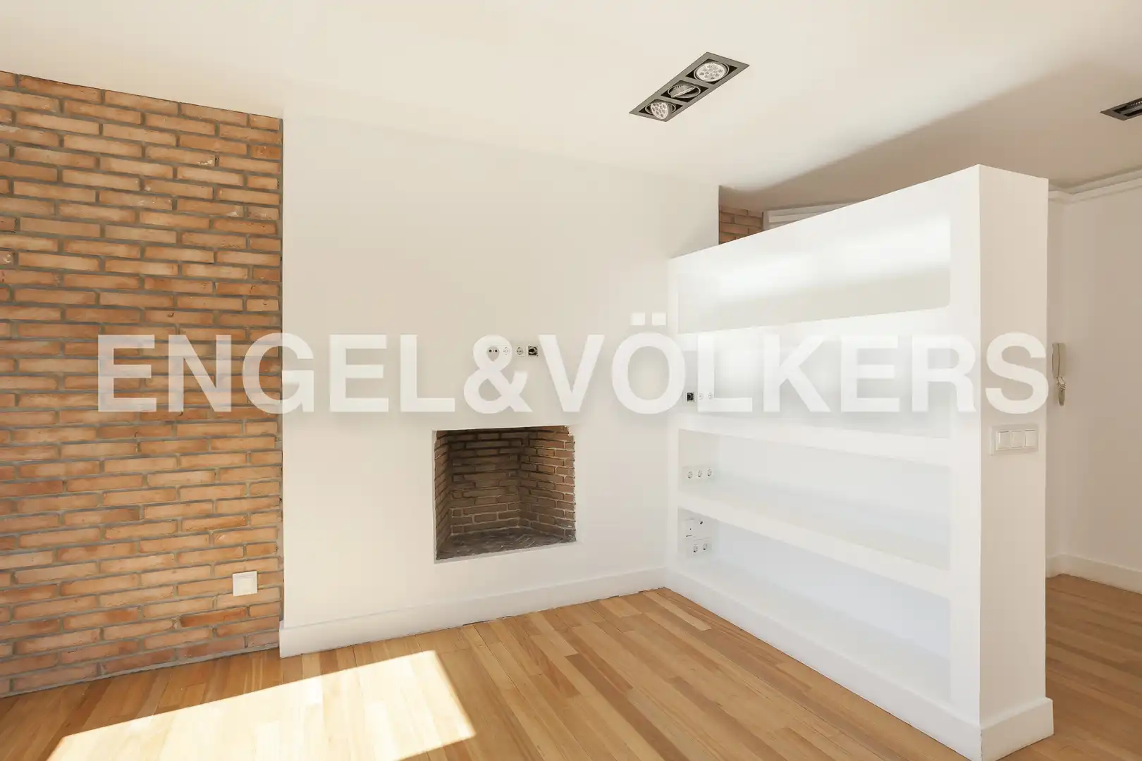 Sala de estar de Piso de alquiler en Madrid con Aire acondicionado, Calefacción y Parquet