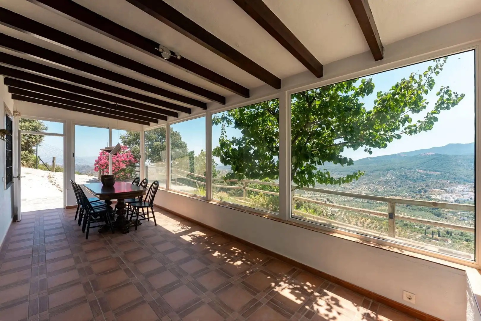 Terraza de Finca rústica en venta en Monda con Aire acondicionado y Piscina