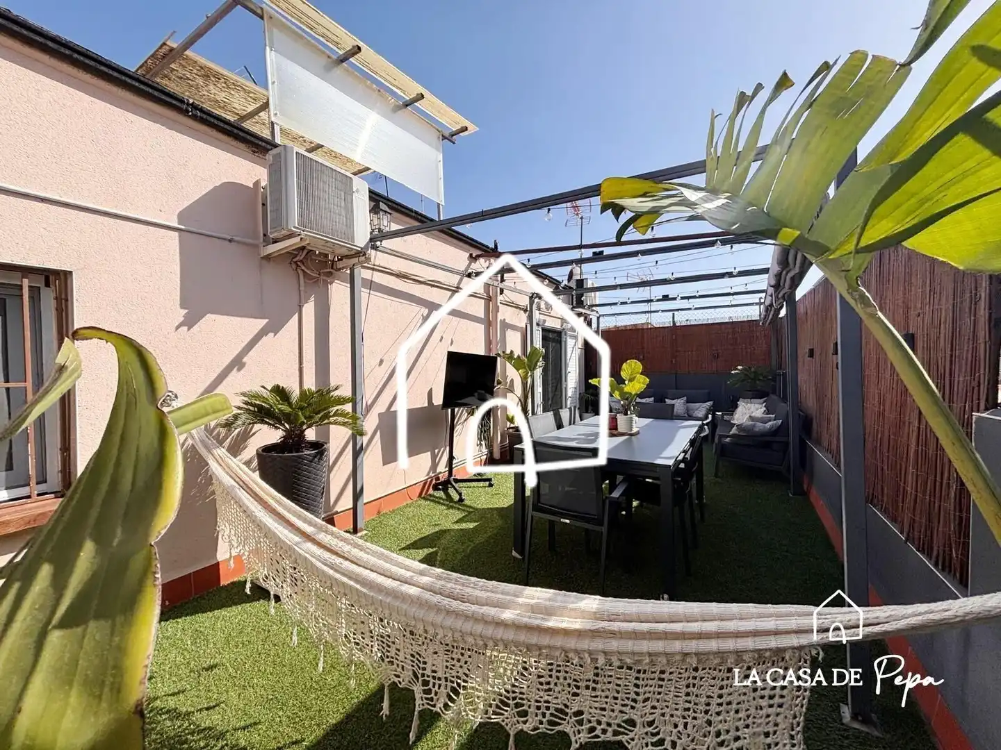 Terrasse von Dachboden zum Verkauf in Viladecans mit Klimaanlage, Heizung und Parkett