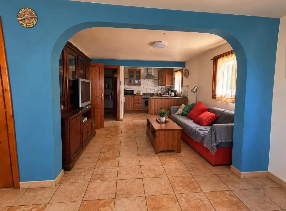 Sala de estar de Casa o chalet en venta en Valle Gran Rey con Jardín privado, Terraza y Amueblado