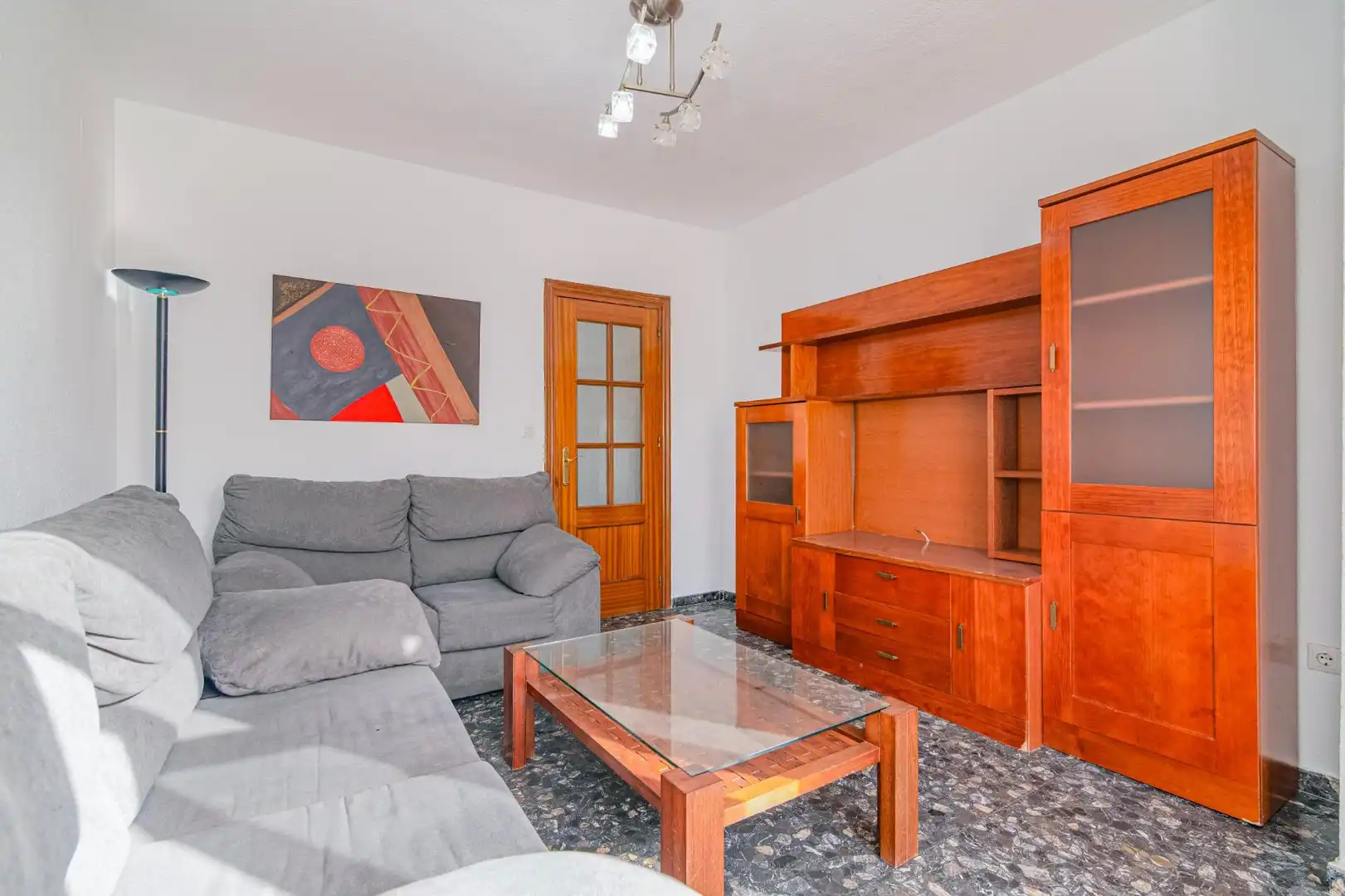 Sala de estar de Piso en venta en Loja con Amueblado y Balcón
