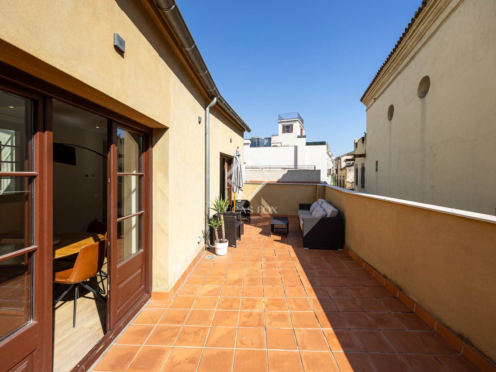 Terrassa de Àtic de lloguer en  Barcelona Capital amb Aire condicionat, Calefacció i Parquet