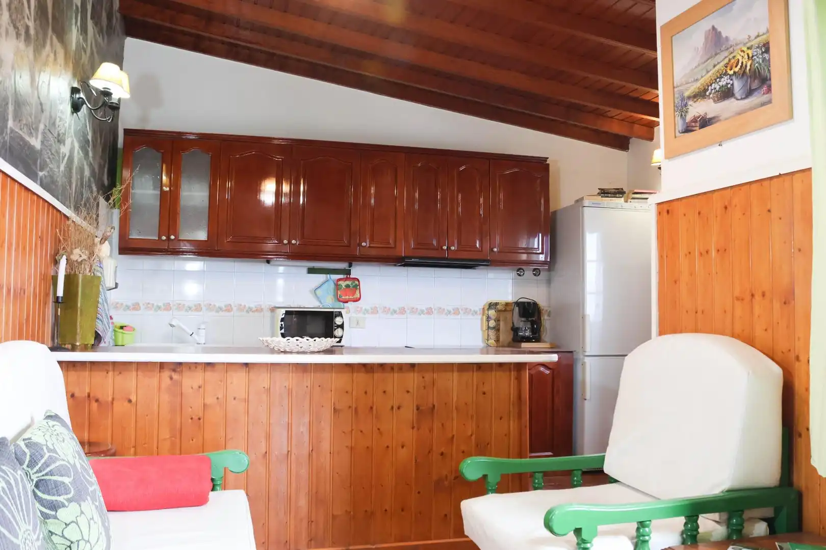 Cocina de Finca rústica en venta en Hermigua con Jardín privado, Terraza y Amueblado