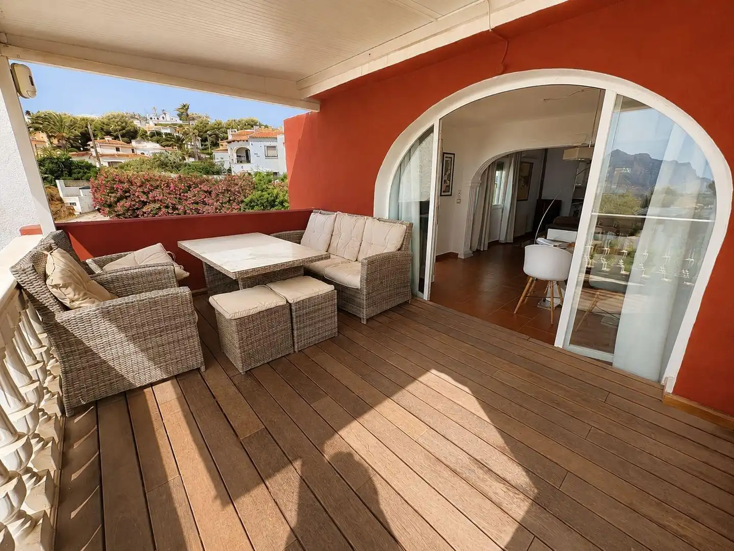 Terrace of Houses for sale in Calpe / Calp  with Air Conditioner, Heating and Private garden
