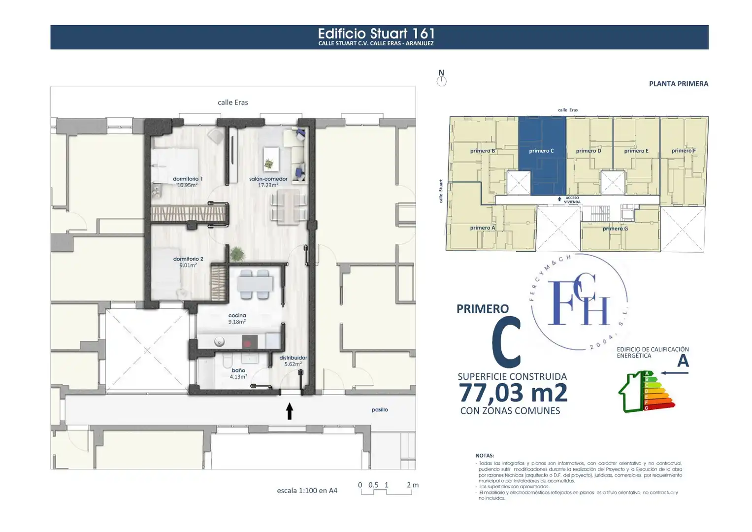 Appartement avec ascenseur à vendre à Calle de Stuart 161, imagen 4
