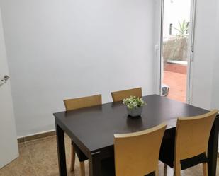 Dining room of Flat to rent in  Valencia Capital  with Air Conditioner and Terrace