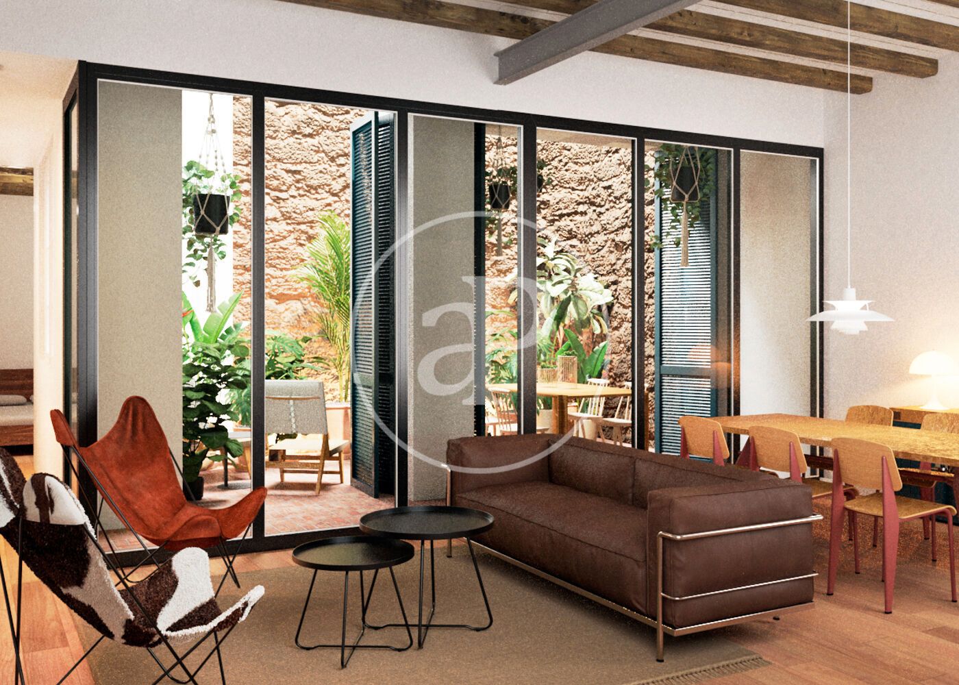 Terrace of Flat for sale in  Barcelona Capital  with Air Conditioner, Heating and Terrace