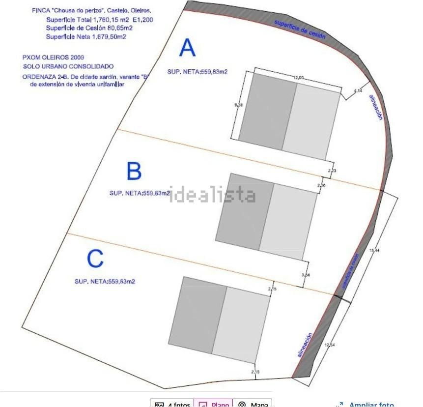 Residential for sale in Oleiros