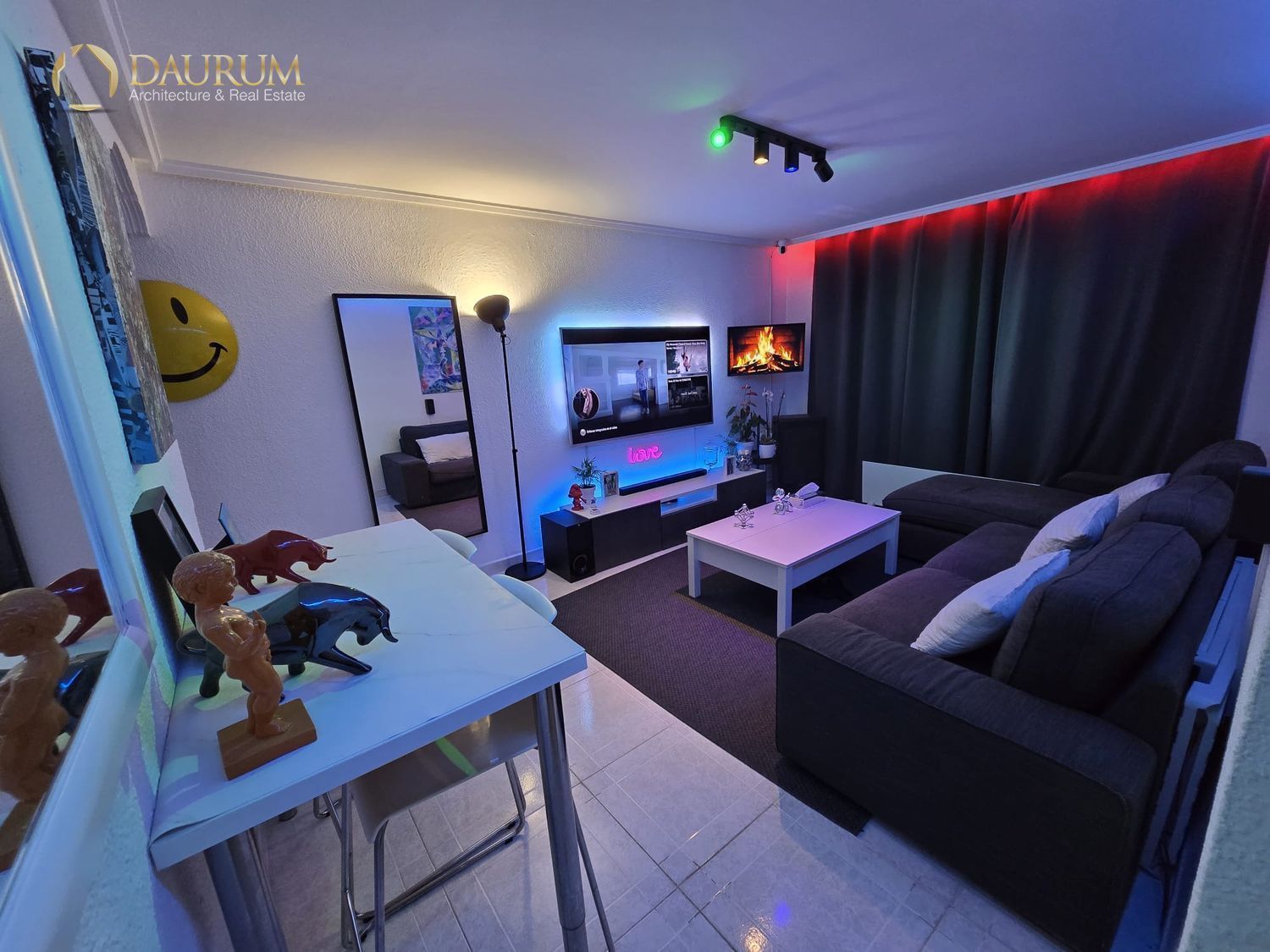 Sala de estar de Piso en venta en  Valencia Capital con Aire acondicionado y Amueblado