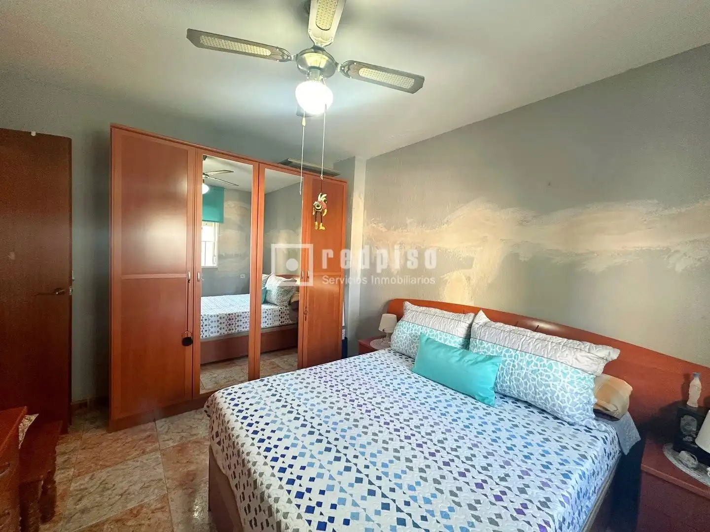 Bedroom of Flat for sale in Málaga  with Air Conditioner, Heating and Terrace