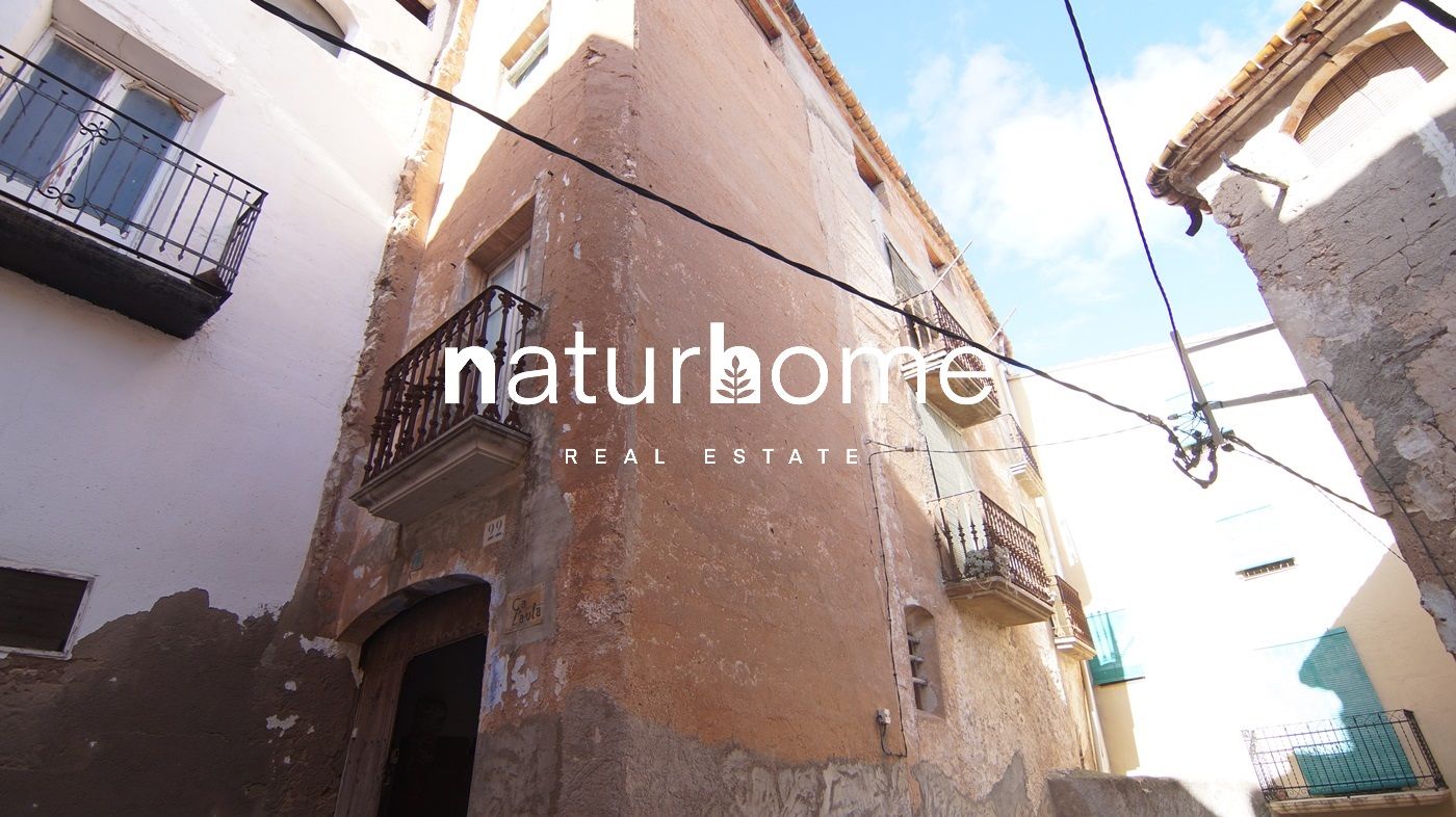 Exterior view of Single-family semi-detached for sale in Rasquera  with Terrace, Furnished and Balcony