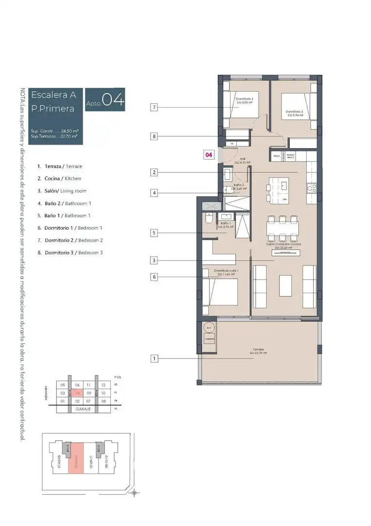 Appartement compact avec piscine à vendre à N/A, imagen 6