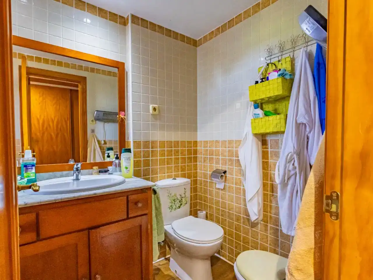 Bathroom of Flat for sale in Vera  with Air Conditioner, Private garden and Parquet flooring