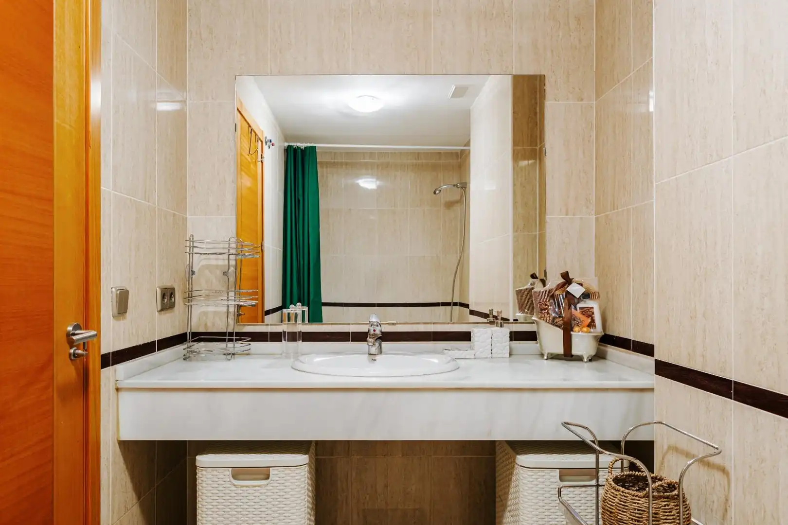 Bany de Apartament de lloguer en Villajoyosa / La Vila Joiosa amb Aire condicionat, Calefacció i Jardí privat