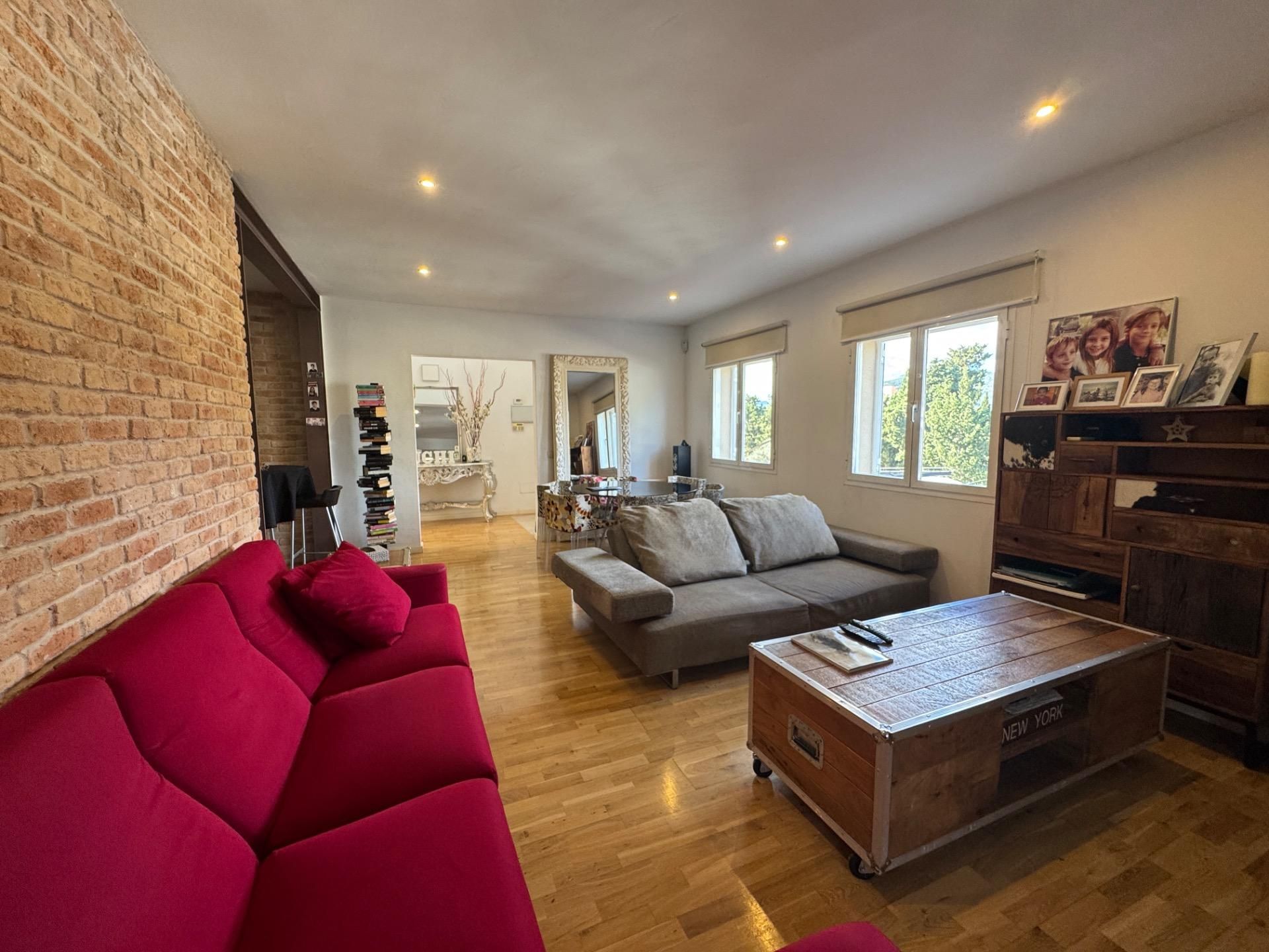 Sala de estar de Casa adosada en venta en Inca con Aire acondicionado, Calefacción y Parquet