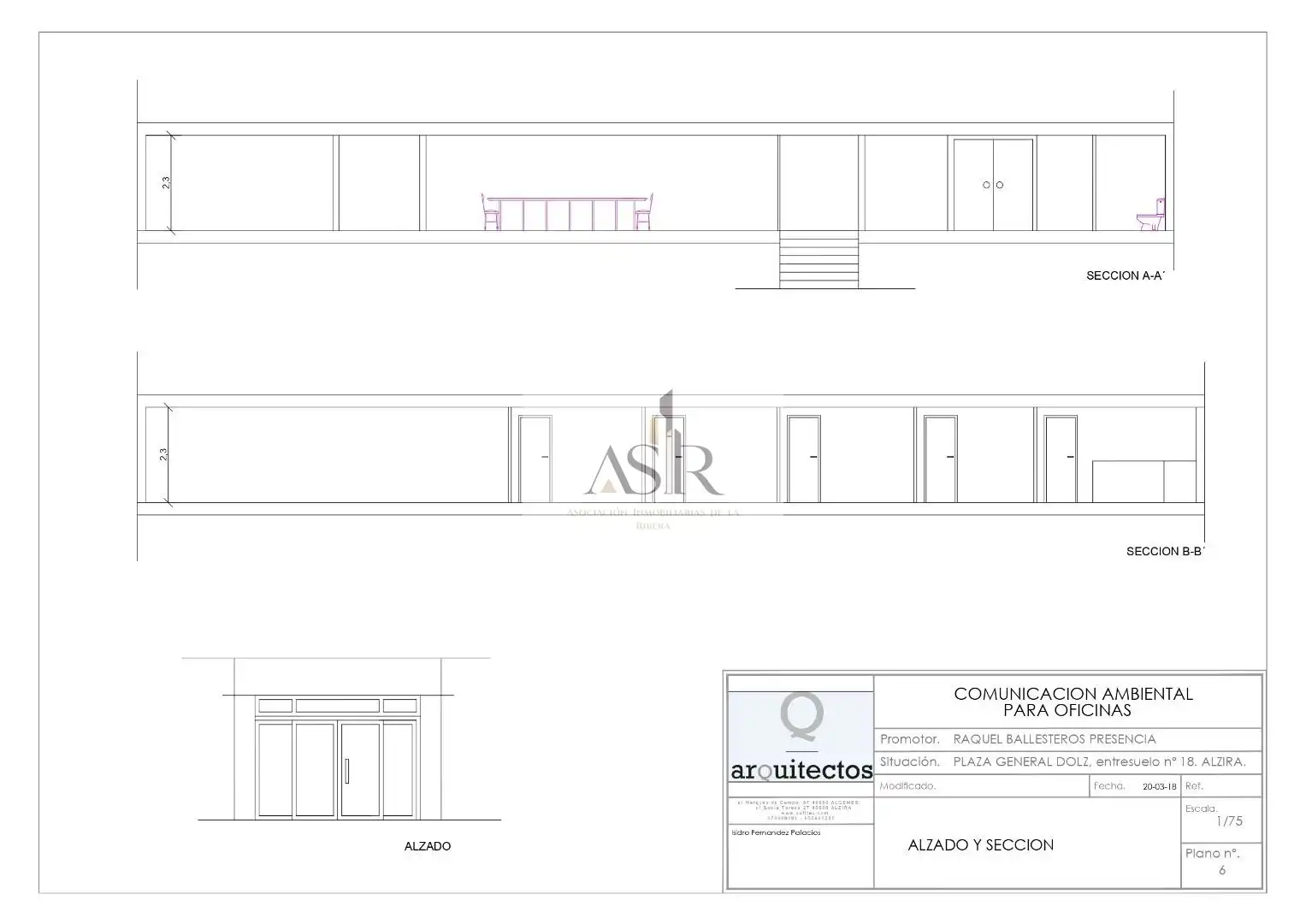 Office for rent in Alzira