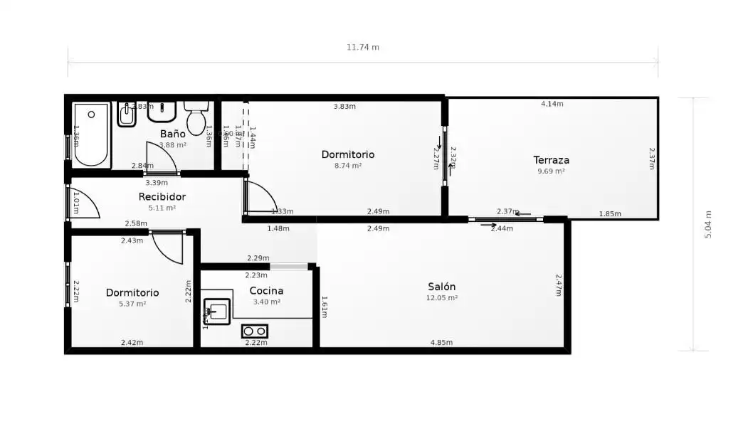 Apartamento con piscina en venta en SAN EMIGDIO, imagen 23