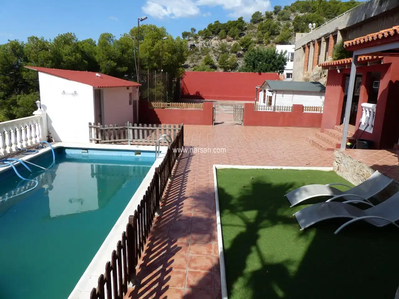Piscina de Casa o chalet en venta en Benicasim / Benicàssim con Aire acondicionado, Calefacción y Terraza