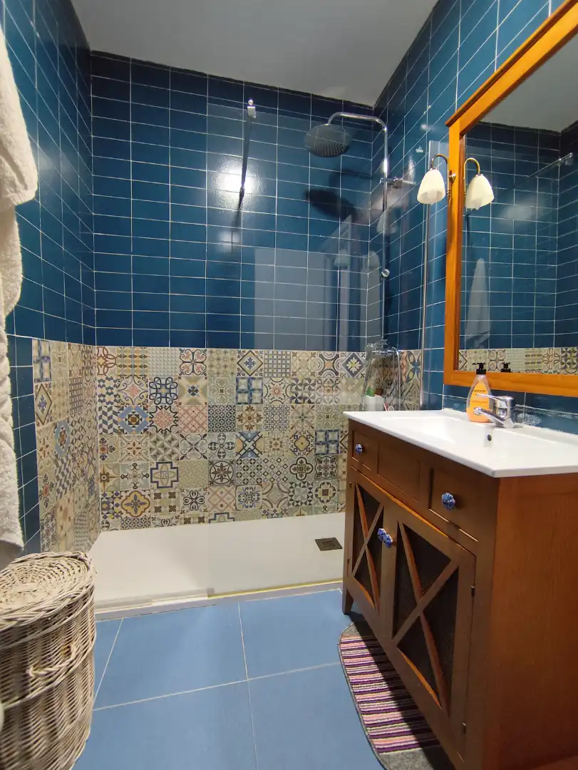 Baño de Apartamento de alquiler en Sanlúcar de Barrameda con Amueblado, Lavadora y Microondas
