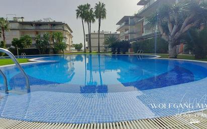 Swimming pool of Flat for sale in Oliva  with Air Conditioner, Heating and Terrace