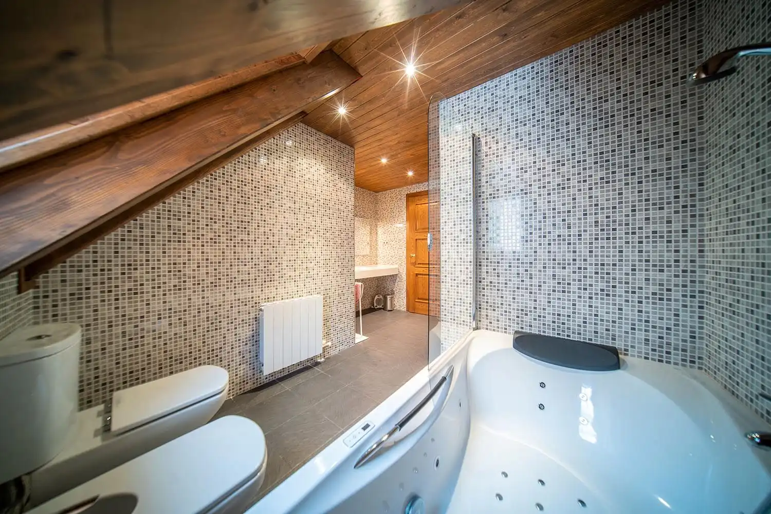Baño de Casa o chalet en venta en Vielha e Mijaran con Jardín privado, Parquet y Terraza