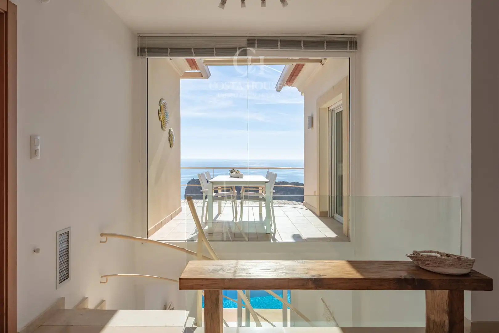 Balcony of Houses for sale in Jávea / Xàbia  with Air Conditioner, Private garden and Terrace