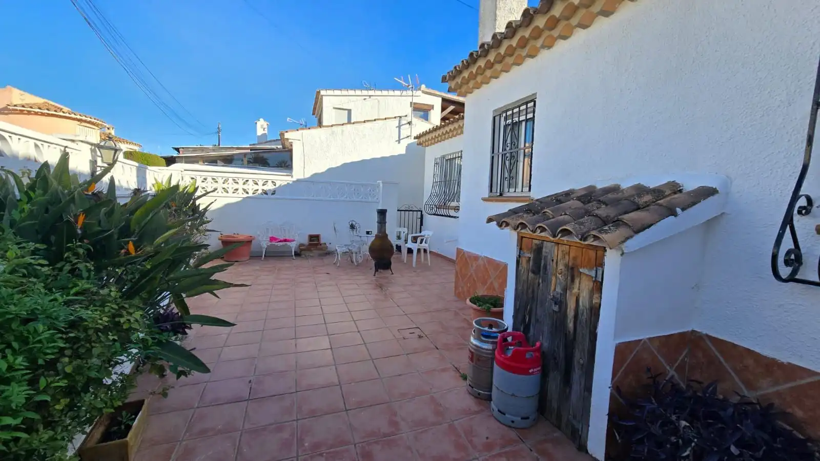 Exterior view of Houses for sale in Dénia  with Air Conditioner, Private garden and Terrace