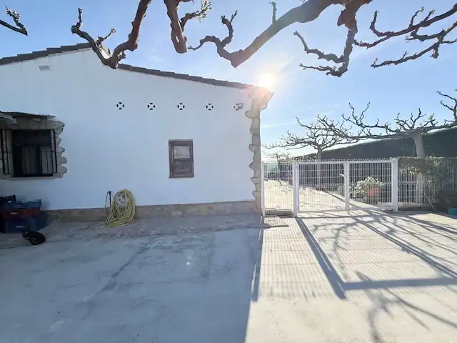 Vista exterior de Finca rústica en venda en Cabanes amb Jardí privat, Terrassa i Piscina