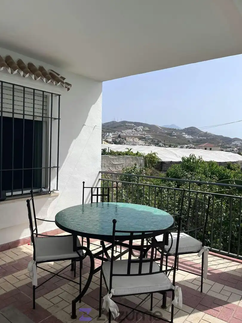 Terrasse von Haus oder Chalet zur Miete in Torrox mit Privatgarten, Terrasse und Schwimmbad