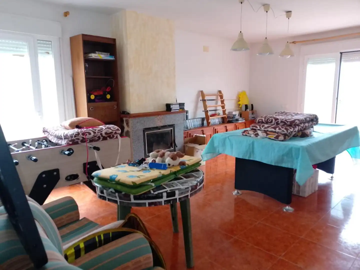 Sala de estar de Casa o chalet en venta en El Viso de San Juan con Calefacción, Terraza y Piscina