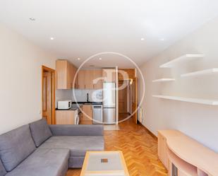 Living room of Flat to rent in  Madrid Capital  with Air Conditioner, Heating and Private garden