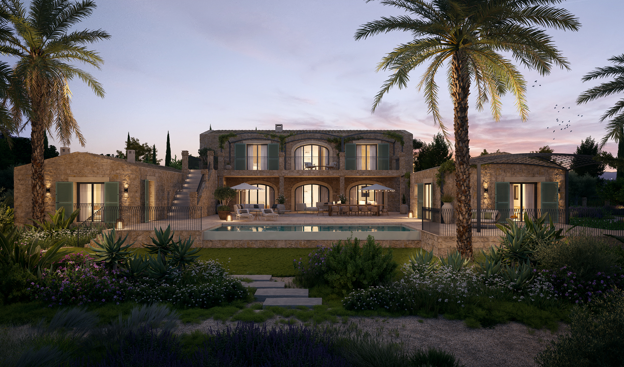 Vista exterior de Finca rústica en venta en Santanyí con Aire acondicionado, Calefacción y Jardín privado