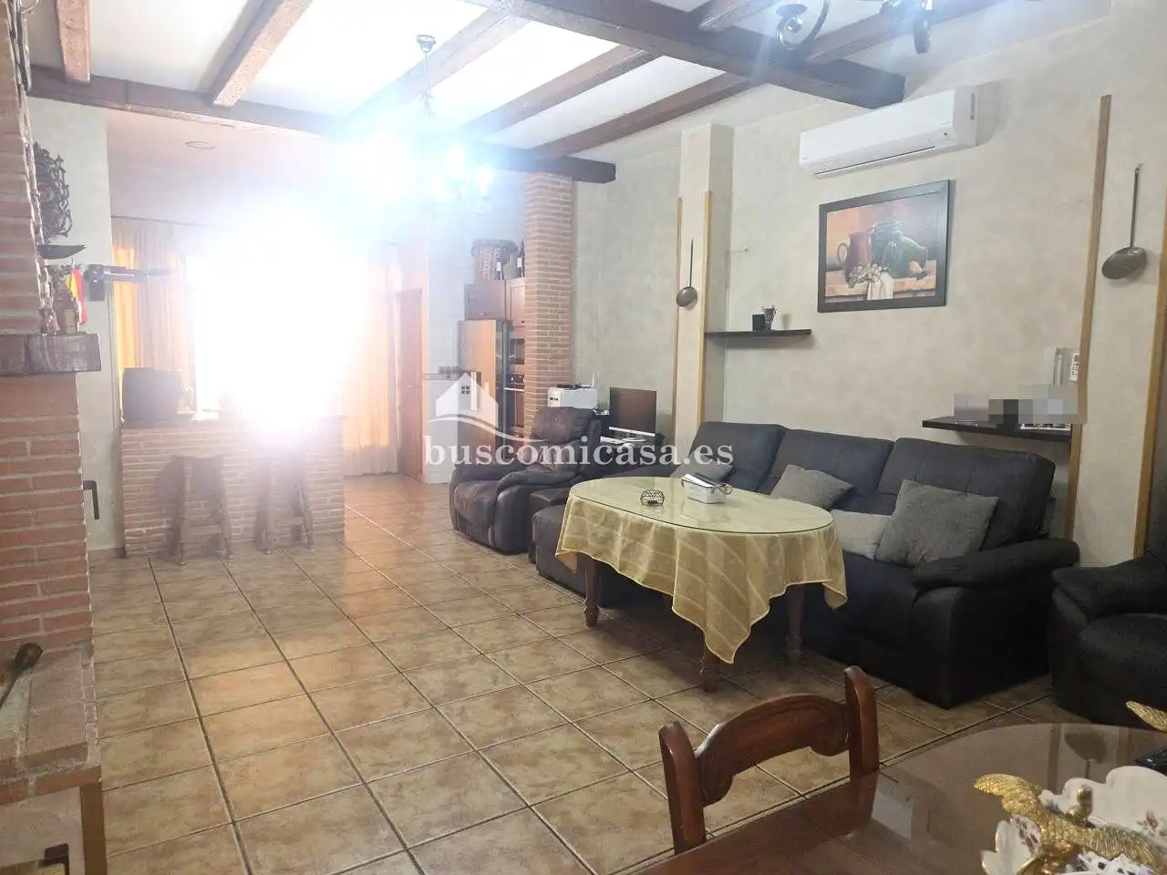 Sala d'estar de Casa adosada en venda en Torredonjimeno amb Aire condicionat, Calefacció i Piscina