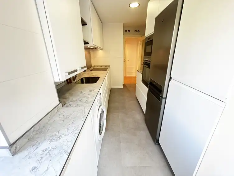 Kitchen of Flat for rent in Las Rozas de Madrid  with Air Conditioner, Heating and Private garden
