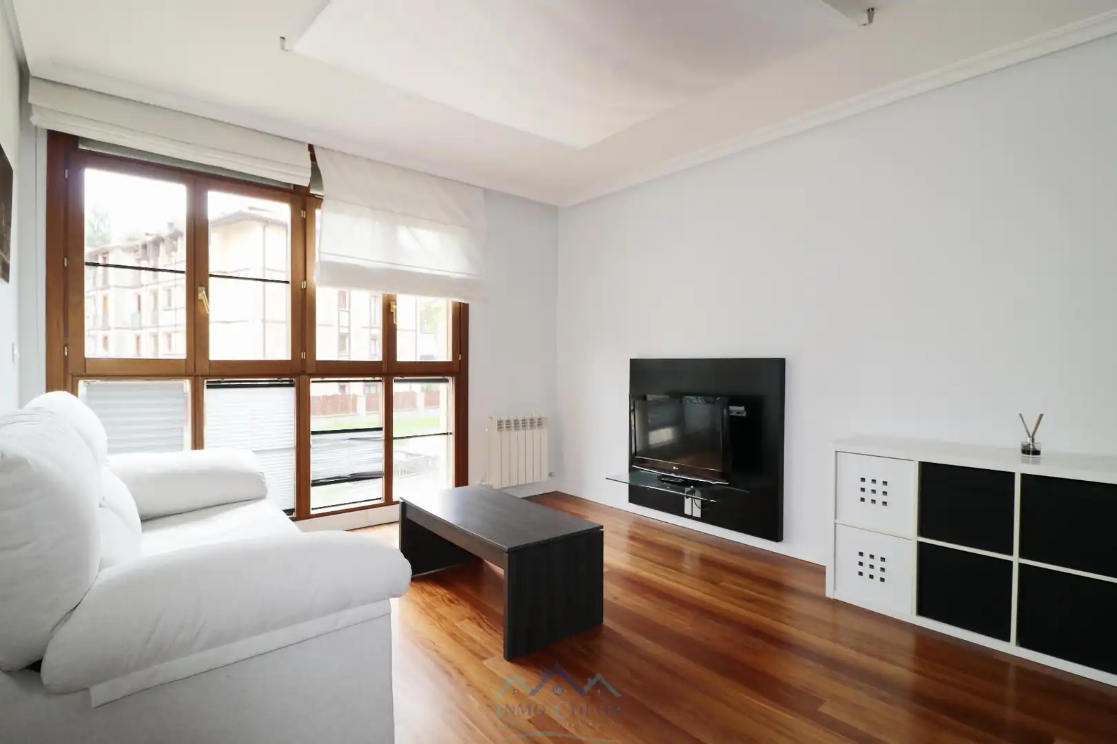 Sala de estar de Piso en venta en Irun  con Calefacción, Parquet y Terraza