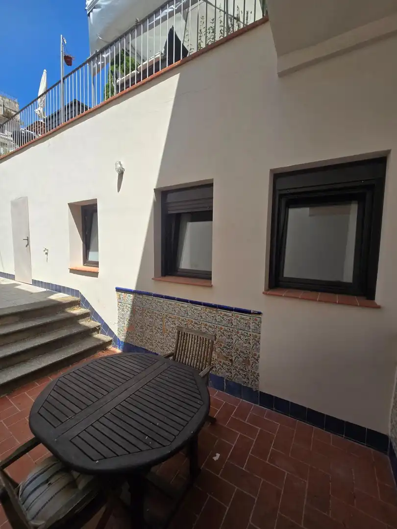 Terraza de Planta baja de alquiler en El Masnou con Aire acondicionado, Calefacción y Jardín privado