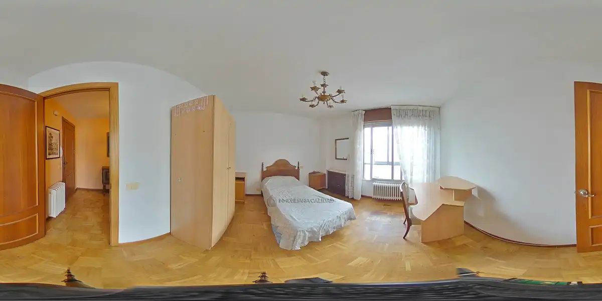 Bedroom of Flat for rent in Burgos  with Heating and Furnished
