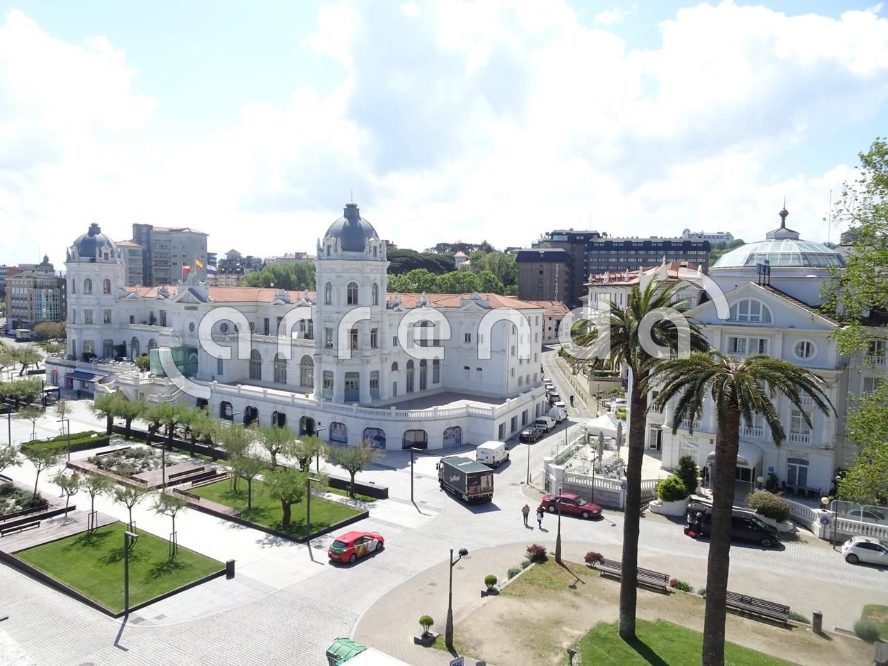 Vista exterior de Pis de lloguer en Santander amb Calefacció, Parquet i Moblat