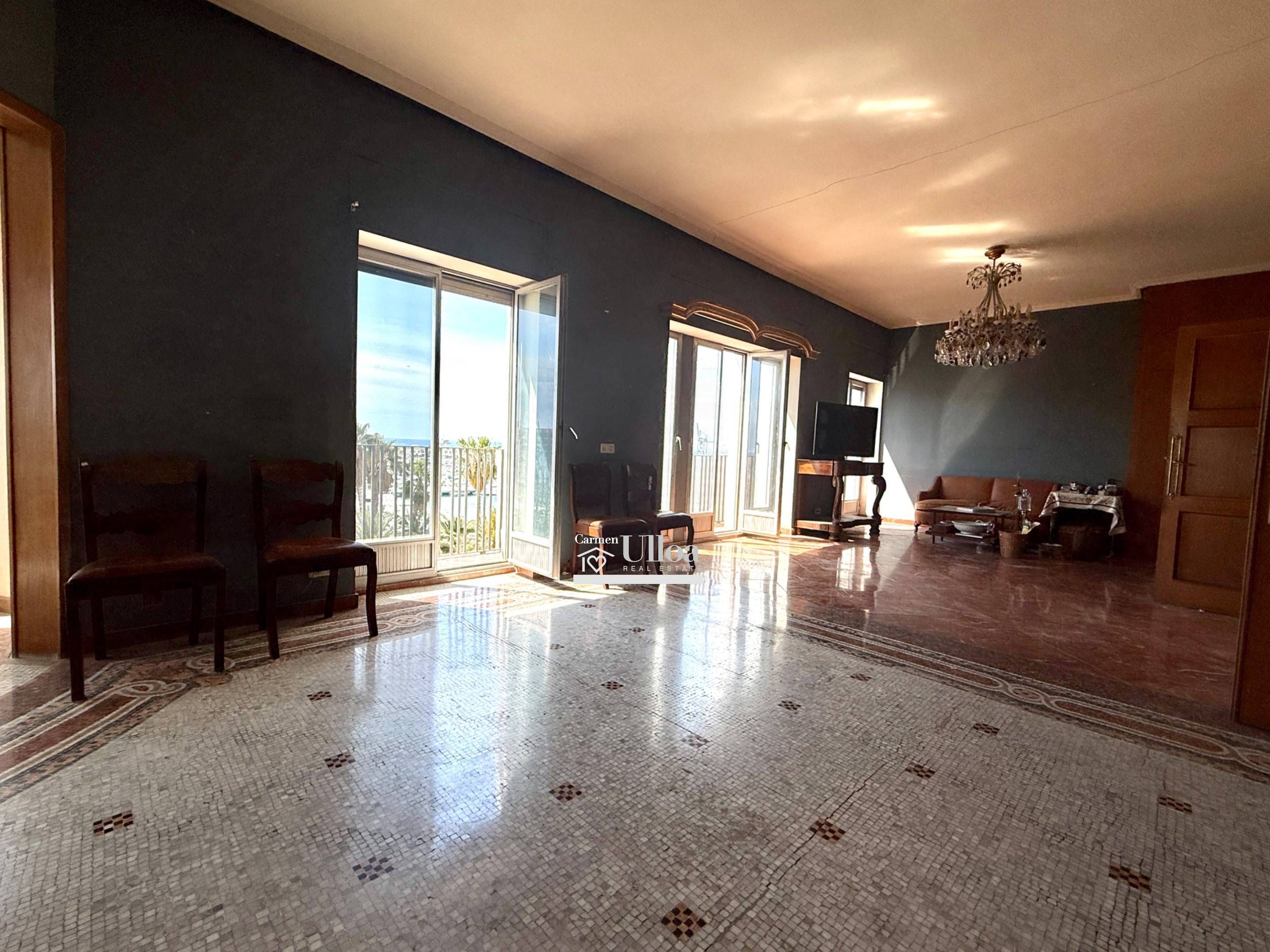 Sala de estar de Piso en venta en Alicante / Alacant con Calefacción y Balcón