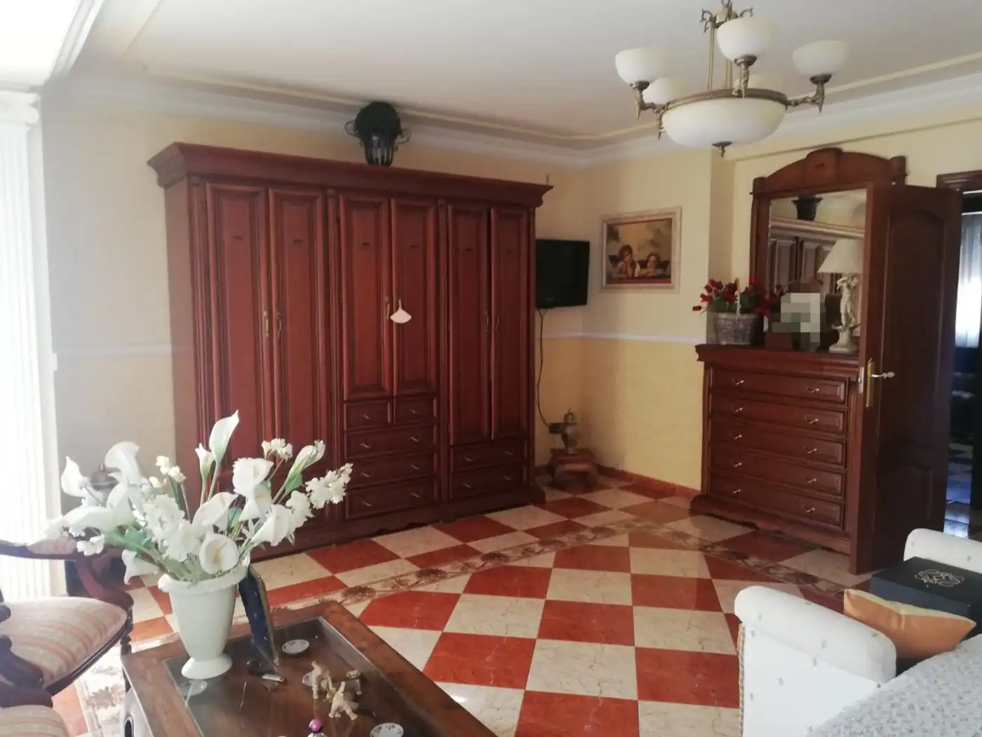 Living room of Houses for sale in Albacete  with Air Conditioner, Terrace and Storage room